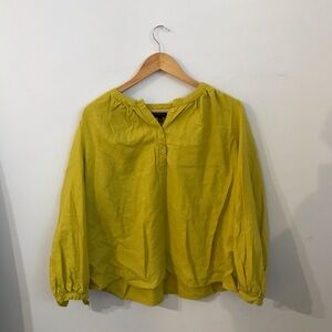 Who What Wear Longsleeve Vibrant Office Blouse